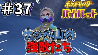 【ポケットモンスター バイオレット】#37　ナッペ山ジムへ向かう道中にかなり強いトレーナー現る！