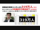 【脱医療洗脳】接種後死者数311万人から319万人に増加 東北大震災以来2年連続平均寿命低下に影響確実 大橋先生、船瀬先生の医療大リセット時代から要点紹介