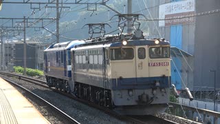 【どんどん】JR貨物EF210-359電気機関車甲種輸送(20231018)【増える】