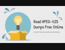 Read HPE0-V25 Dumps Free Online - Verify HPE Hybrid Cloud Solutions Study Materials