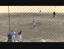 【スポニチ大会2022】JR東日本東北　菅野赳門 強襲ヒットも大保優真のバント防ぐ野口 【鷺宮製作所 対 JR東日本東北 2022年3月6日】