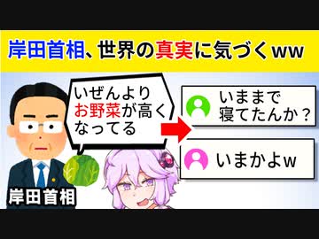 【朗報】岸田首相ついにお肉やお野菜が値上がりしていると知るww
