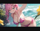 巨乳水着AI美女♪