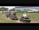 大人も乗れる操縦可能な戦車のオモチャ（中国製）