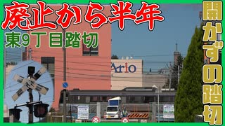 【廃止から半年】道内唯一だった開かずの踏切の今【苗穂駅周辺再開発】