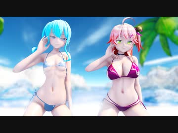 【MMD】さくらみこ & 星街すいせい - BAAM【ホロライブ】