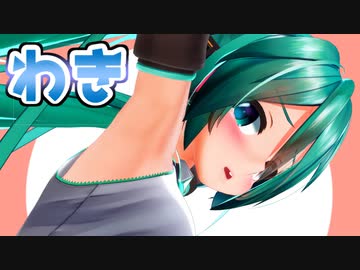 最近涼しくなったからミクちゃんのわき見て夏のあったかかった頃を思い出してぬくぬくしたいねぇ。えっ見せてもらえるだけじゃなくておにぎりまで握ってくれるんですか！！すごい！！！