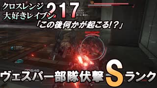 【AC6】ヴェスパー部隊伏撃Sランク!フラットウェルは味方なのか…?｢クロスレンジ大好きレイブンついなちゃん｣