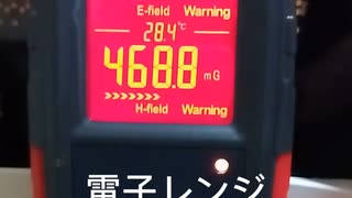 電磁波測定器で測ってみた驚きの結果?!