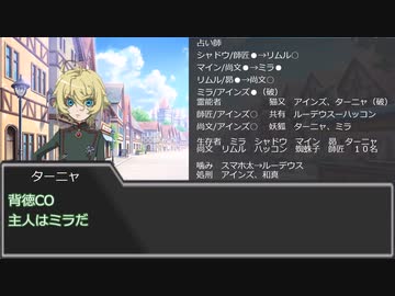 【ゆっくり人狼】　異世界もの主人公達の人狼　３日目　【14D猫】