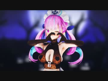 MMD vtuber【紳士向け】 ランジェリー湊あ〇あ Happy halloween