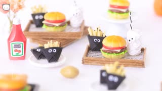 【粘土】ミニチュアのフライドポテトを作ってみた【100均材料】【ミニチュアフード】DIY Miniature polymer Clay Tutorial