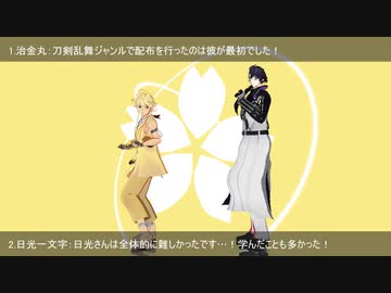 【MMD刀剣乱舞】自作刀剣男士モデルでロミオとシンデレラ【第3回MMD廃】