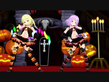 【東方MMD】レミリア×フランドール「Tick-Trick」ハロウィン衣装Ver
