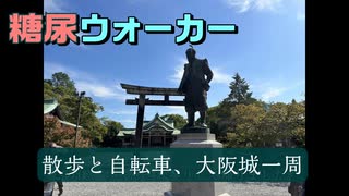 大阪城一周してしまう(豊国神社へ行こうとして)　【糖尿ウォーカー】