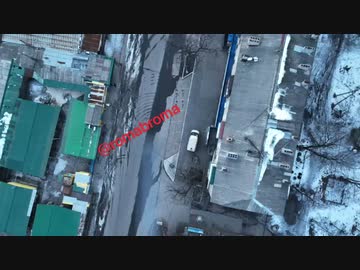ホモと見る市街地でも油断出来ないロシア兵