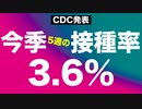 【接種率３.６%】CDC発表今季ワクチン接種者は極少数【完全に終わった】