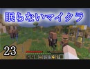 【Minecraft】 眠らないマイクラ 023 村人を捕獲する 【声無プレイ】