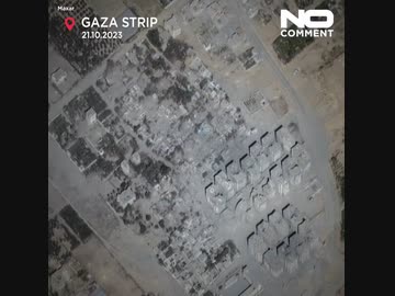 ホモと見るイスラエルに爆撃されたガザ地区ビフォーアフター