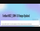 NSE7_SDW-7.0 Dumps: Fortinet NSE7_SDW-7.0 is Still Available for FCSS Certification