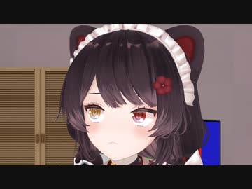 耳を搔いてもらえず困った顔をする戌亥とこ