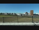 【黄色と黒の】【車窓】宇都宮ライトレール 宇都宮駅東口→芳賀・高根沢工業団地・右【にくいやつ】
