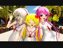 【らぶ式モデル誕生祭2023】セーラー服の3人に「ワタシノテンシ」を踊ってもらいました【MMD】
