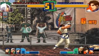 【TAS & HACK】KOF2001 アンヘル vs キム