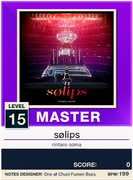 【譜面確認用】 sølips MASTER 【チュウニズムNEW外部出力】