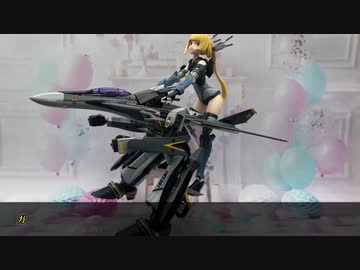 VF-25Sメサイアちゃん(ガール)をアクリジョン縛りで全塗装