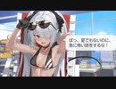 水着イオリ「急に怖い話をするな！」水着ヒナ「みんな楽しそうね。」アコ、チナツ【ハロウィンボイス】
