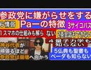 参政党に嫌がらせをするパープリンの正体は文明の終わりに毎回排除される７割のPa-！
