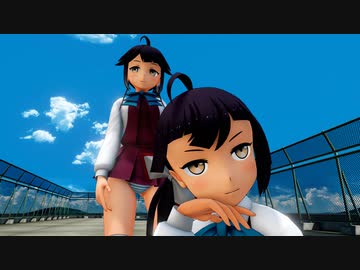 【MMD艦これ】駆逐艦藤波・早波でKiss me 愛してる
