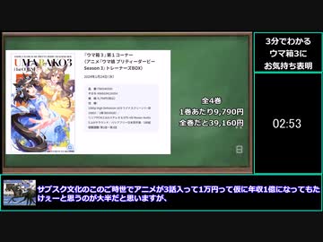 【ゆっくりウマ娘】3分でわかるウマ箱3の特典がわかったのでお気持ちを表明する動画　※解説動画【biimシステム】