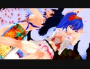 【東方MMD】八坂神奈子がサイドポニーテールでミニスカジャンバー［ヒアソビ］～神奈子改造計画その弐～1080p60fps