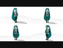 振り向き続き　MMDモーション配布