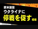欧米諸国、ウクライナに停戦を促す模様