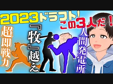 2023ドラフト！活躍するのはこの三人だ！【2024 新人】【プロ野球】