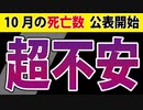 【10月の死亡数】政令指定都市の公表が始まりました。数字を見て、超不安です。