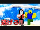 津波から生き残る危険なロブロックス!!【ROBLOX/ロブロックス】