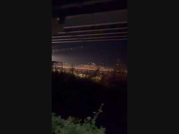 夜中の貨物列車