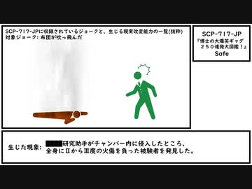 【ゆっくり紹介】SCP-717-JP【『博士の大爆笑ギャグ２５０連発大図鑑！』】
