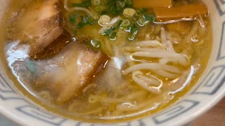 塩ラーメン　半チャーハン