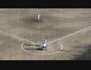横浜高校 二死一塁　奥村頼人　高い二飛＜花咲徳栄 対  横浜高校 関東大会2023年10月21日＞