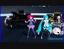 MMD、テト、ミク、ハク、ルカ、計４人、で、Rollinggirl