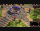 AgeOfEmpires AOE実況プレイ パックスロマーナ2-1(４皇帝の時代)