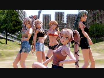 【MMD艦これ】たっぽい、たっぽい　ヘイ　ヘイ　ヘイ！【TOUGH BOY】