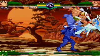 ストリートファイターZERO3　プレイ動画　アドンVS隆(自分)