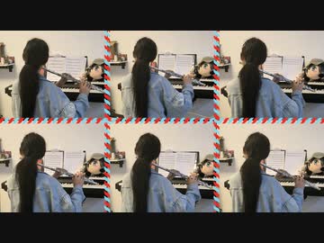 丢莱卡「庞贝影子舞」をフルート6本で