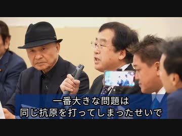 【WCH議員連盟設立総会】東京理科大学 村上康文 名誉教授 ワクチンを打たなければ、感染することによって色々な免疫が誘導されて、（コロナ騒動が）終わっているはず。